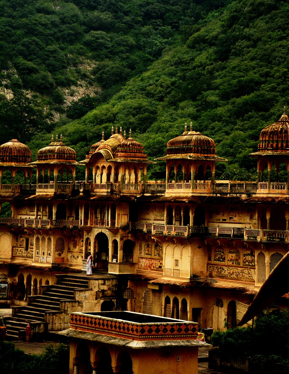 Famous temple in Jaipur Galtaji temple